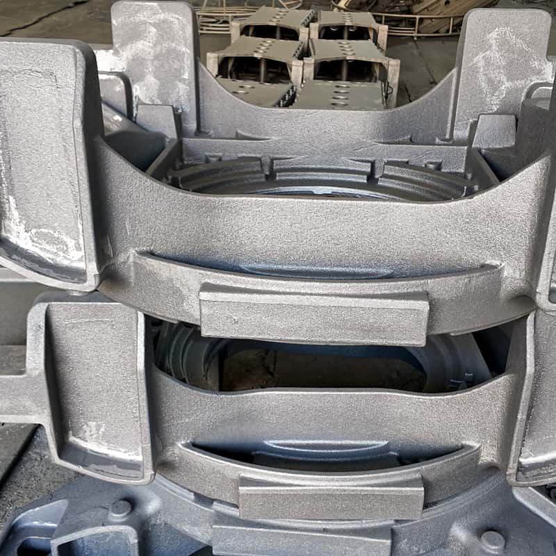 Resin sand process cast iron castings